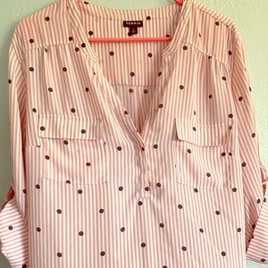 Torrid Georgette Blouse